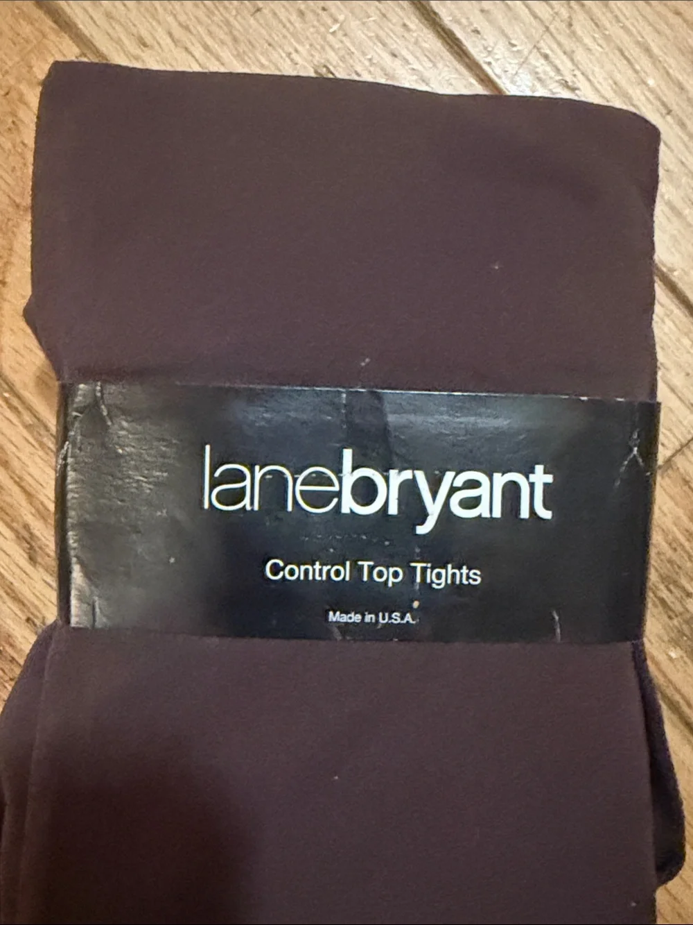 Lane Bryant Control Top Tights — Plum